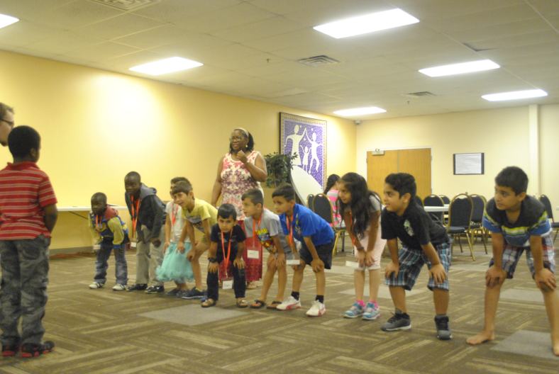 Our Summer Program Kids preforming a play together